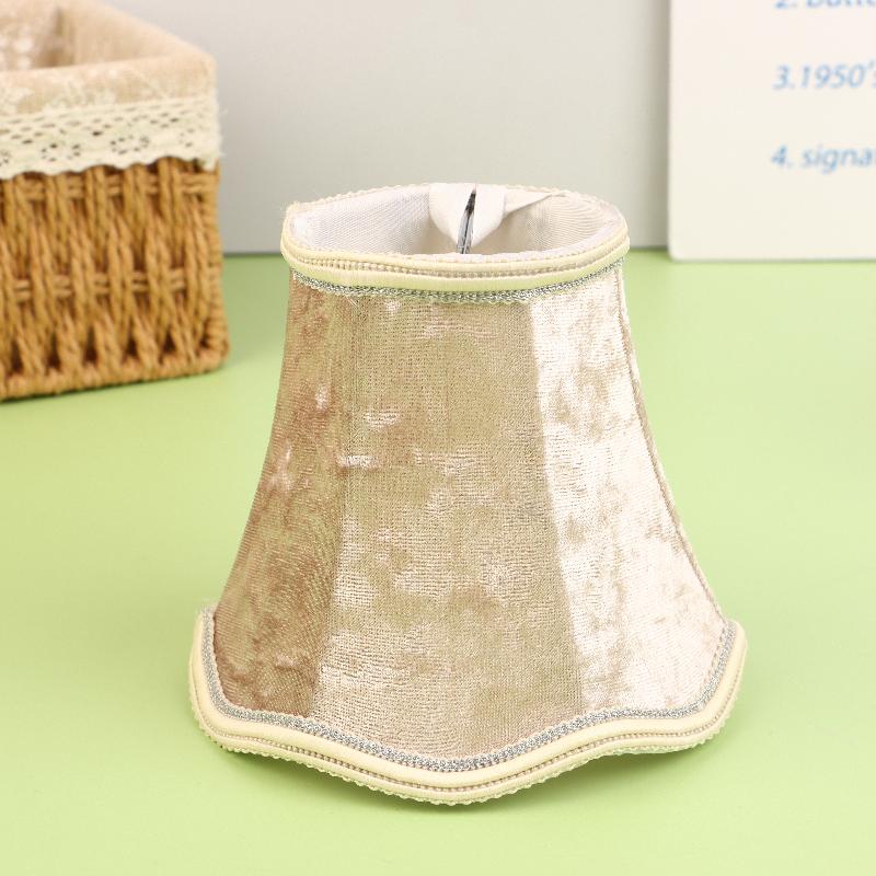 1 шт. Аксессуары для домашнего освещения Тканевый абажур Простой абажур для люстры Чехол-ракушка DIY Декорация