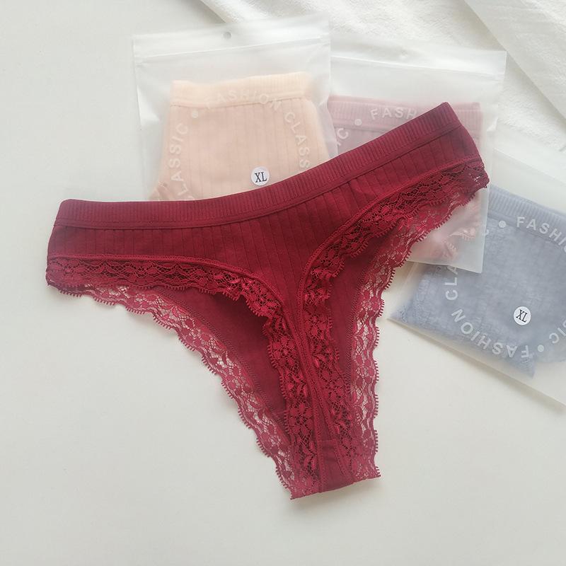 Soft and Breathable High Quality Comfort Panties Summer Female Sexy Triangle Panties Female Mid-waist Ladies Panties Cotton Breathable Sexy Briefs