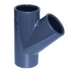 PVC 45 Degree Tee 32 Mm PN16 - Robust PVC-U Fitting