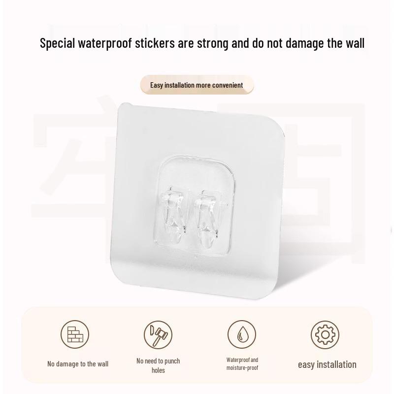 Угловая полка для хранения в ванной без сверления - Настенная стойка-органайзер для туалетных принадлежностей