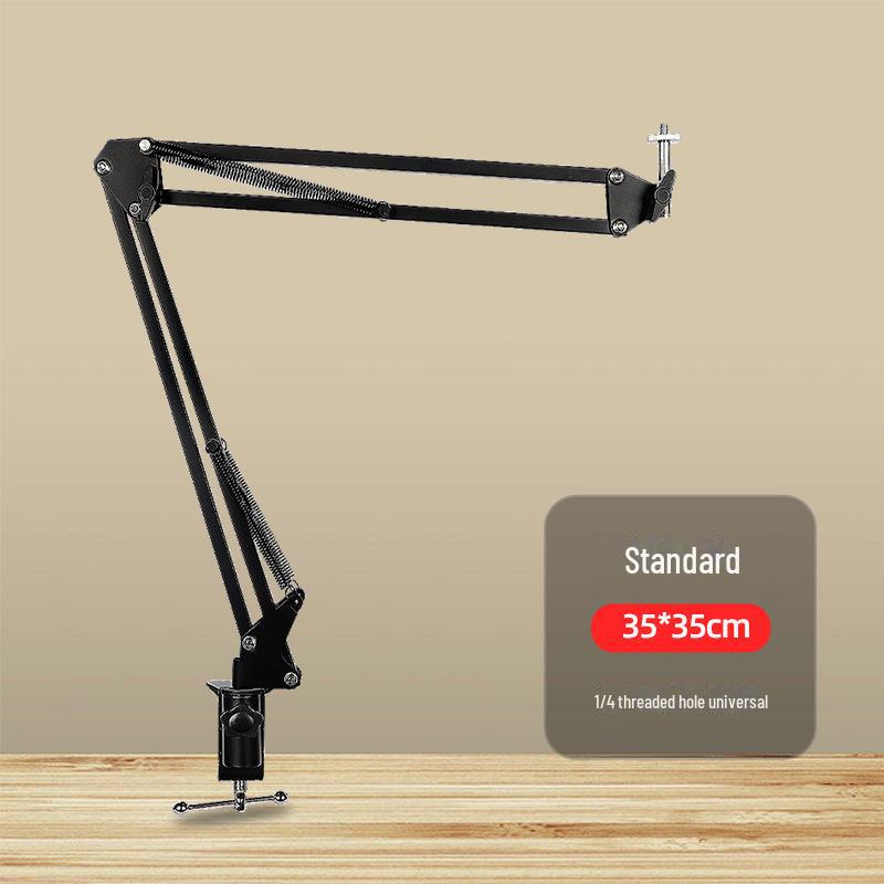 Подставка для камеры мобильного телефона Quarter Tooth: Стойка консольная, складная телескопическая универсальная с функцией наклона и поворота NB-35 для прямой трансляции
