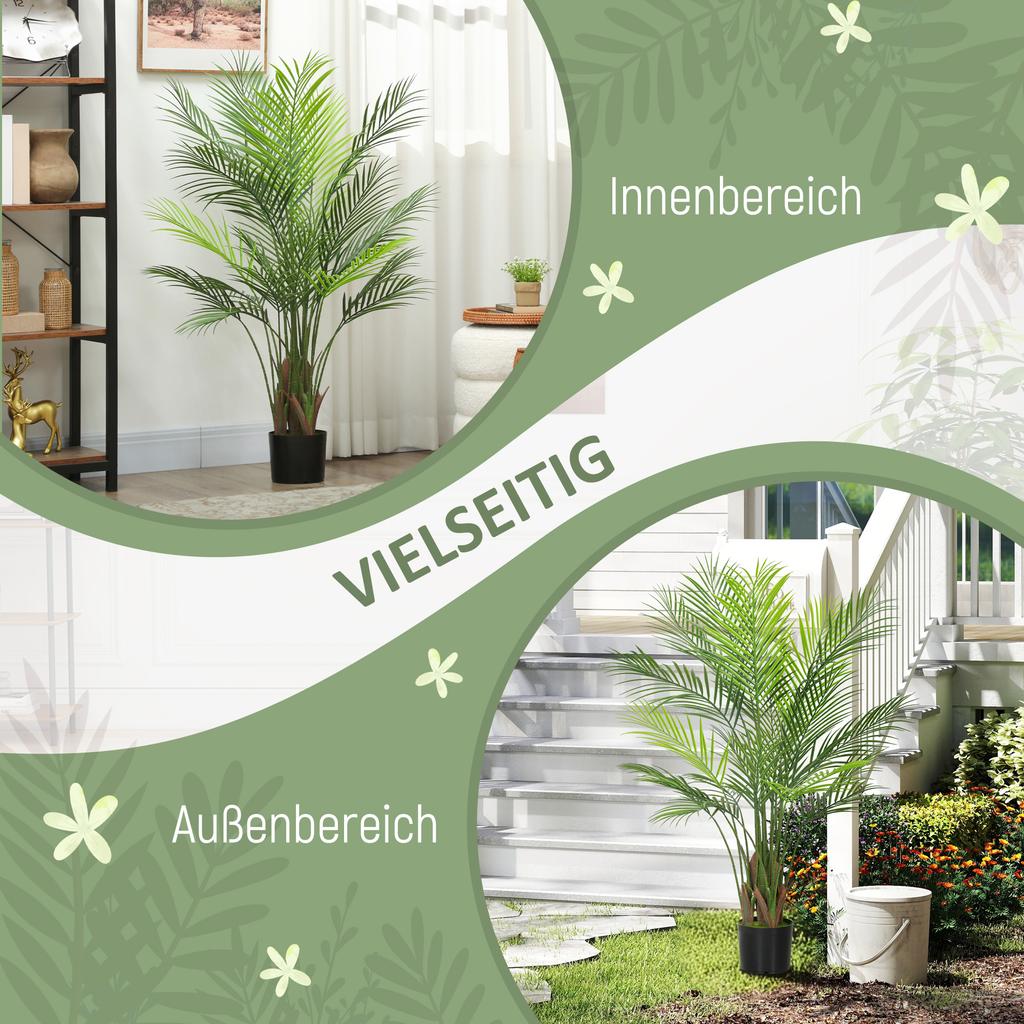 Artificial Palm Tree Large 120cm Artificial Plant Plastic Artificial Plants In Pot For Living Room Office