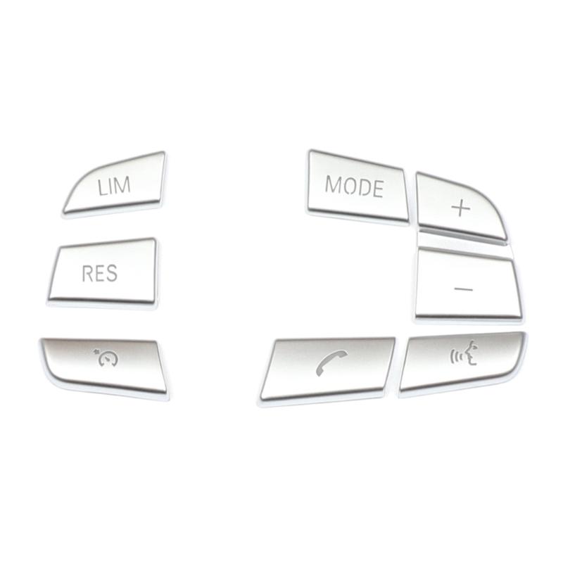 Чехлы на кнопки рулевого колеса, наклейки для отделки, наклейки для 5, 6, 7 F01 F02 F06 F07 F10 F12, автомобильные аксессуары, внутреннее украшение