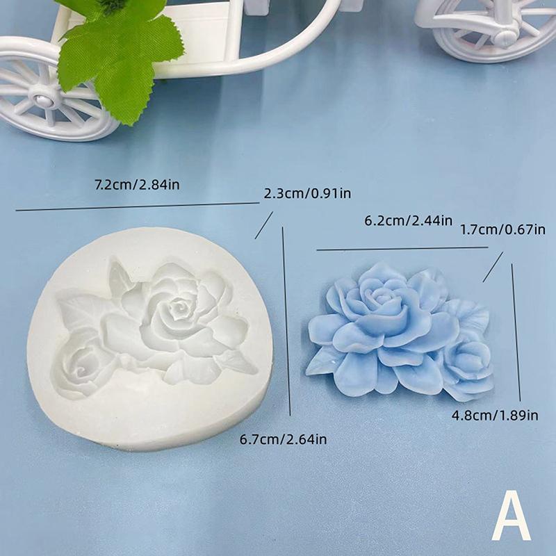 Lotus Gardenia украшения для торта силиконовая форма для самостоятельной выпечки на кухне мыло ручной работы форма для ароматерапии гипсовый торт шоколадная форма