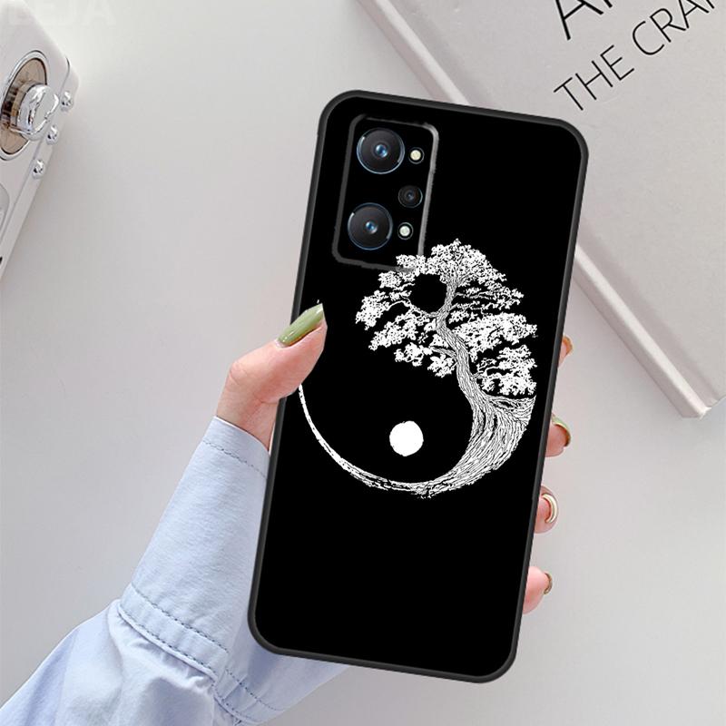 Древо Жизни Инь Ян Для Realme C61 C75 C55 C51 C21Y C25S C67 C53 13 12 10 11 14 Pro Plus GT 6T 6 5 GT7 Pro Чехол