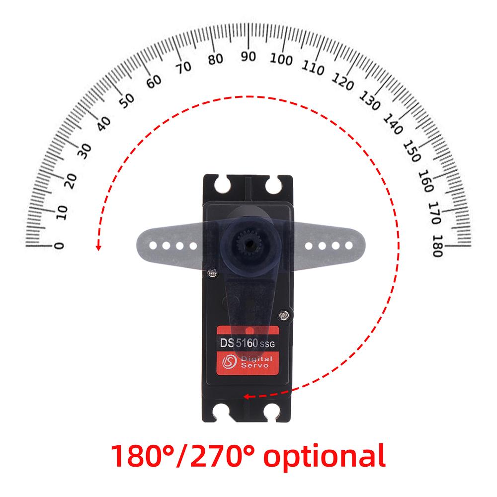 RC Steering Servo High Torque Servo Waterproof 60Kg 80Kg 150Kg 1/5 1/6 servo HV Metal Digital for HPI Baja 5B SS RC Car
