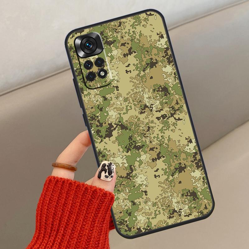 Камуфляжный Военный Чехол Для Xiaomi Redmi Note 14 13 12 11 10 15 Pro Plus Чехол Для Redmi 15 15C 12C 10C 13C 14C