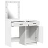 Makeup Table with Door 2 pcs White 50 x 41 x 135 cm Particleboard