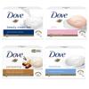 Мыло Dove Beauty Bar Dove Soap 90 г, 4 упаковки, белое + розовое + для чувствительной кожи + масло ши