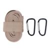 Camping Storage Strap 10.17ft Long Durable Nylon Adjustable 7 Round Holes Widely Used Hammock Straps with 2 Carabiners