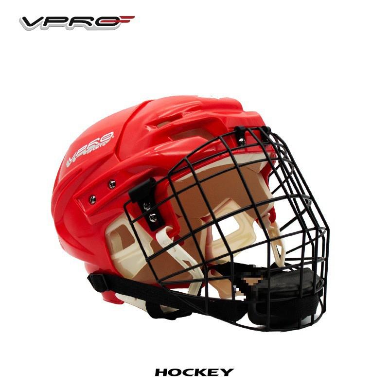VPRO Hockey Helmet Kids Adults Inline Field Roller Sports Protective Headgear