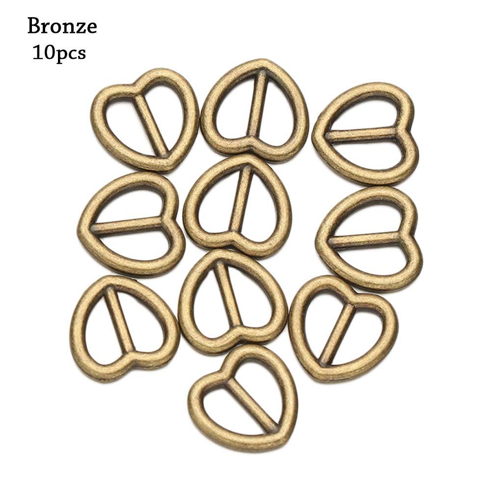 Ultra-small Stuffed Toys Diy Dolls Buckles Heart Shape Buckle Belt Buttons Doll Bags Accessories