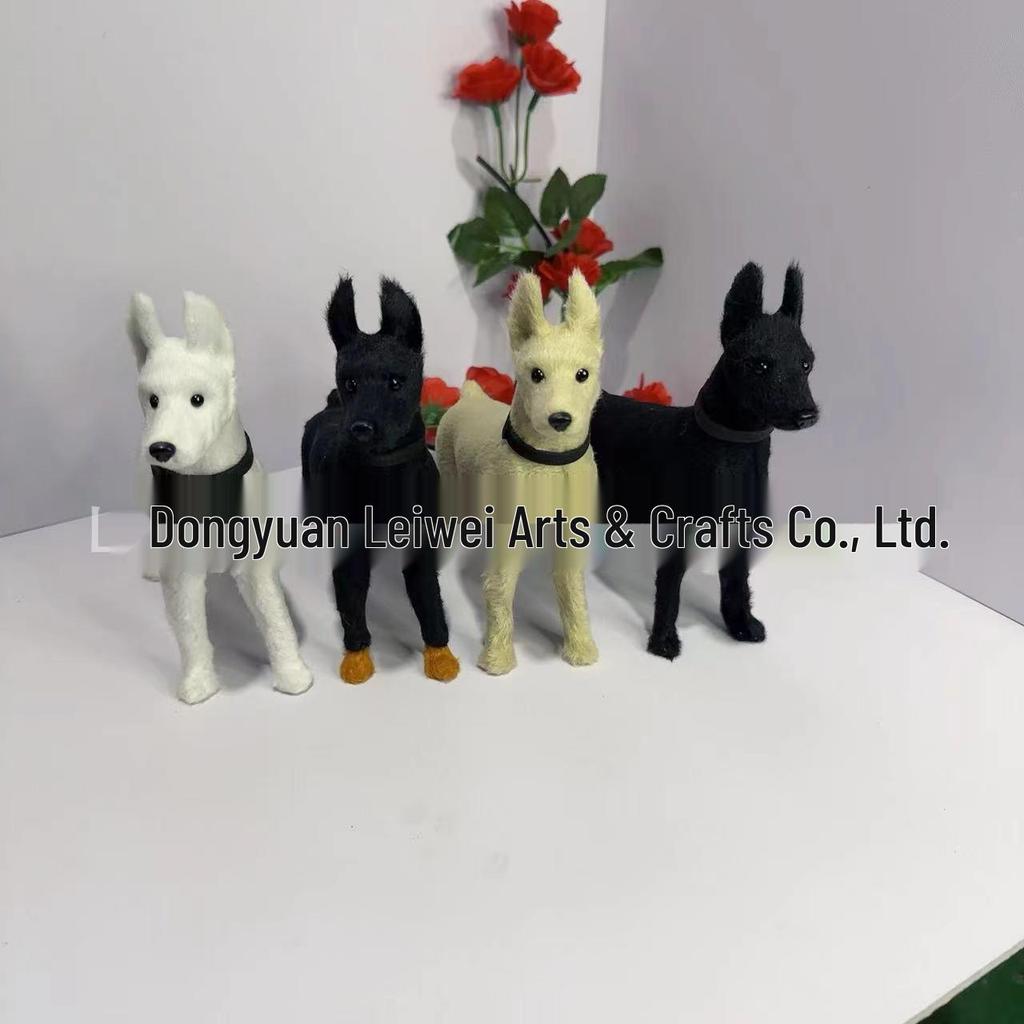 Игрушка такса: Маленькая модель животного, украшение