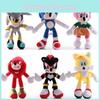 Adorable 28cm Sonic The Hedgehog Shadow Amy Rose Knuckle Tail Plush Toy For All Ages