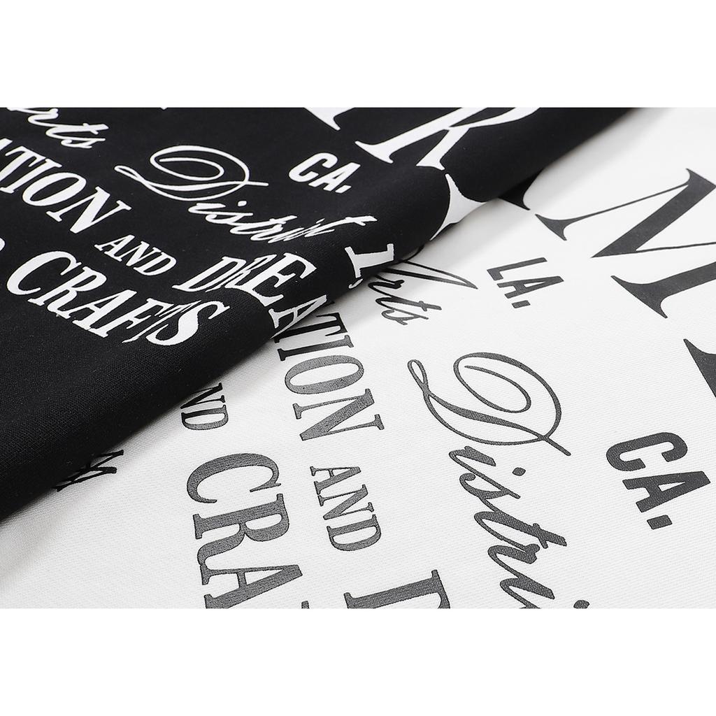 875 Amiri Letter Print Весна и осень свободная толстовка большого размера из тонкого высококачественного хлопка с капюшоном для пары