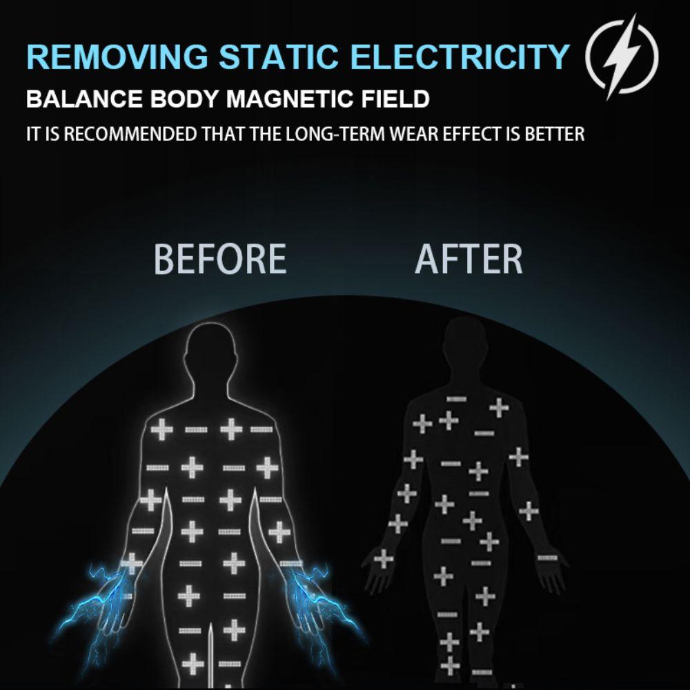 Силиконовый антистатический браслет M12-SE Сниматель статического электричества Статический элиминатор человеческого тела
