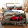 Luxury Car Duvet Cover Set Cartoo Bedding Set for Kids Boys Polyester Bedding Set King Size