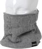 PONTAPES Knit Neck Warmer with Fleece Moku for Cold Weather and More PONNN-117N Lining, Gray, Skiing, Snowboarding,
