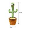 Hot Sale Plush Musical Toys Gifts Funny Doll Chidlren Kids Dancing Cactus Dance Toy Singing and Dancing Illuminated Record Swing Twisted Electric