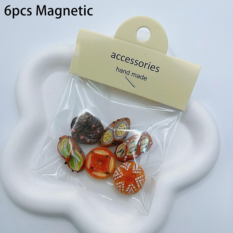 Магниты на холодильник с изображением французского хлеба, кавайные магниты на холодильник с изображением мультяшной еды, милые декоративные магниты с фотографиями и сообщениями, магнитные наклейки