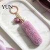 Car Key Ring Plush Tassel Keychain for Backpacks, Soft Backpack Charms Decorative Pendant, Handbag Purse Bag Charm Girls