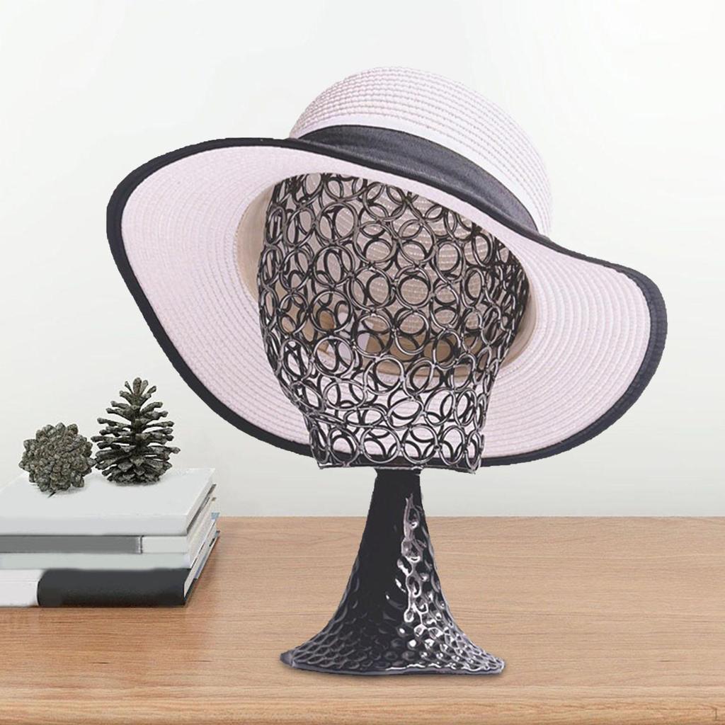 Elegant Hat And Wig Display Stand for Home Travel