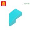 Нетоксичный 384 шт./Лот 29119 Клин 2x1 с выступом справа Блок Цвета Moc Аксессуары Совместимые с Кирпичами DIY Детская Игрушка Конструктор