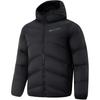 Li Ning Fitness Series Sports Leisure Warm Solid Color Simple Hooded Down Jacket Men Jackets Black AYMU561-6