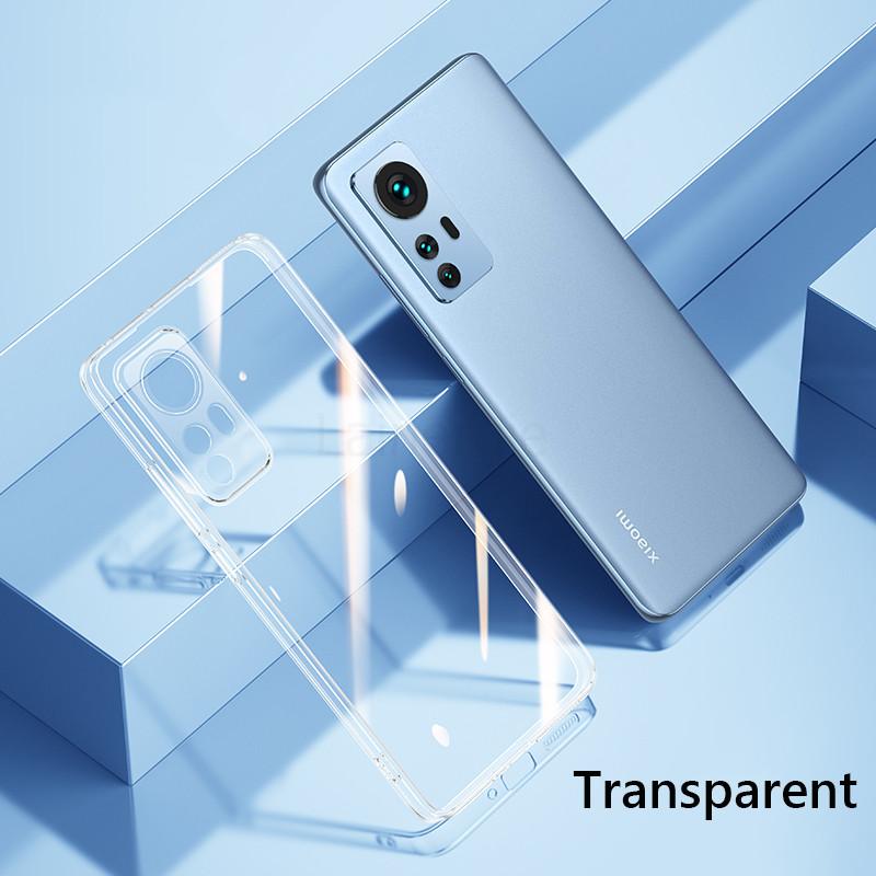 Роскошный чехол-бампер с покрытием и прозрачной задней крышкой для Xiaomi Redmi Note 12S Note12S