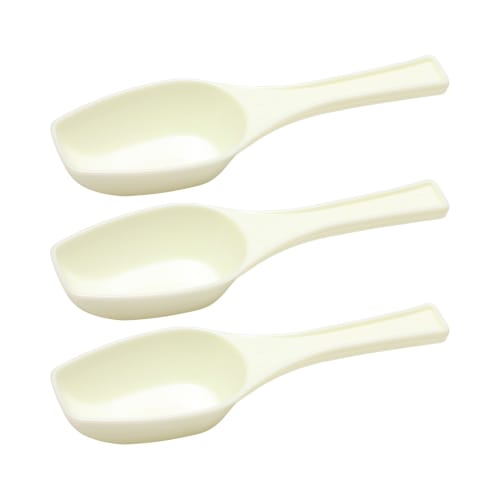 5cc(s) x 3 Takayama Short Teaspoons (Flat Tip, Flat Bottom) for Easy Scooping, 5ml, 5g Water