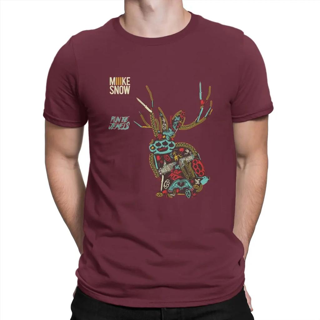 Heart Is Full Music T-Shirts Run The Jewels Band Humorous Pure Cotton Tees Round Collar Short Sleeve T Shirts Adult Clothes Unisex