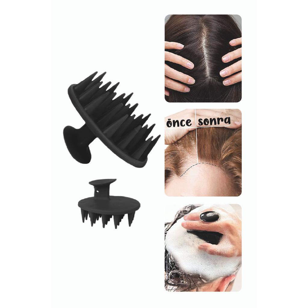 Мягкий силиконовый наконечник, массажная расческа для кожи головы, инструмент для мытья волос, щетка для мытья волос
