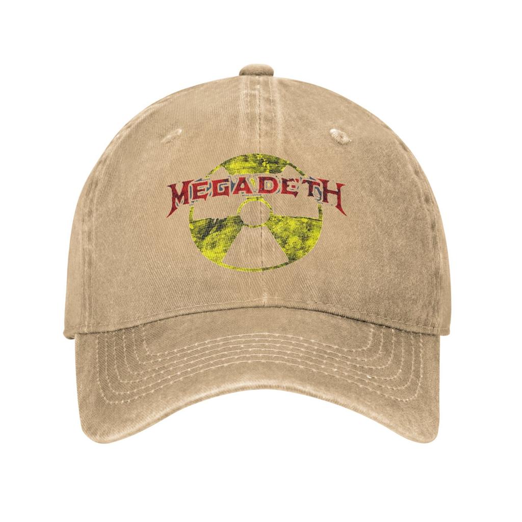 M-Megadeths Метал-группа Бейсболка Наряд для Мужчин Женщин Черный Металл Хэви-метал Регулируемая Кепка Тракера