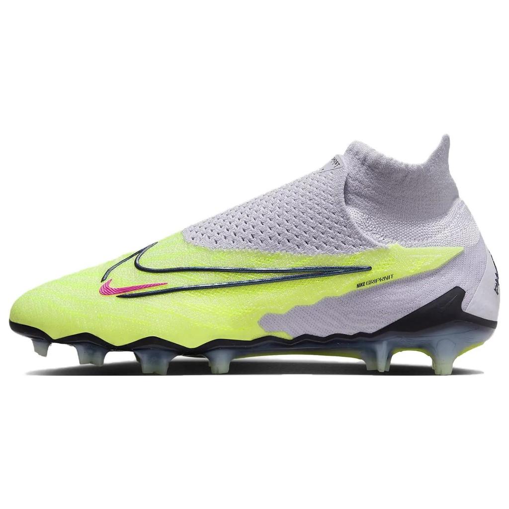 Nike Phantom GX Elite Gripknit DF FG 'Luminous Pack' (Unisex) Barely Volt / Barely Grape / Gridiron Soccer Shoes DC9969 705