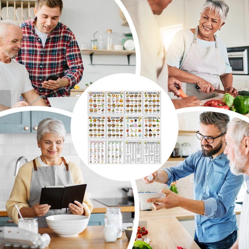 Пищевая таблица 12X Здоровые продукты Списки Таблицы Руководство по питанию Ежедневник Детальное управление питанием Для общего здоровья Для пожилых