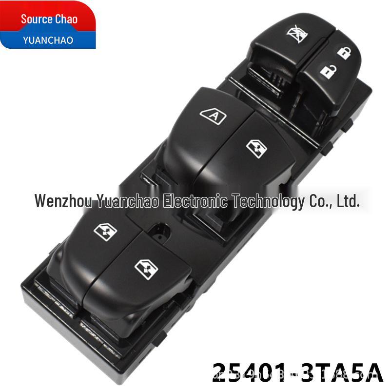 Nissan Power Window Switch Button 25401-3TA5A for 2013-2018 Models