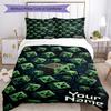 Minecraft Customize With Your Name Bedding Set Breathable Duvet Cover With Pillowcases Decorative Bed Linen For Bedroom Home Decoration Birthday Gift