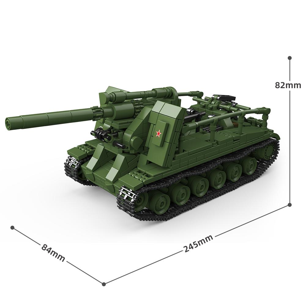 Вторая мировая война ВОВ Армия Военные Солдаты Сен-Шамон Тяжелый Танк Масштабная Модель Строительные Блоки Набор Блоки Кирпичи Игрушки Игровые Наборы Для Детей