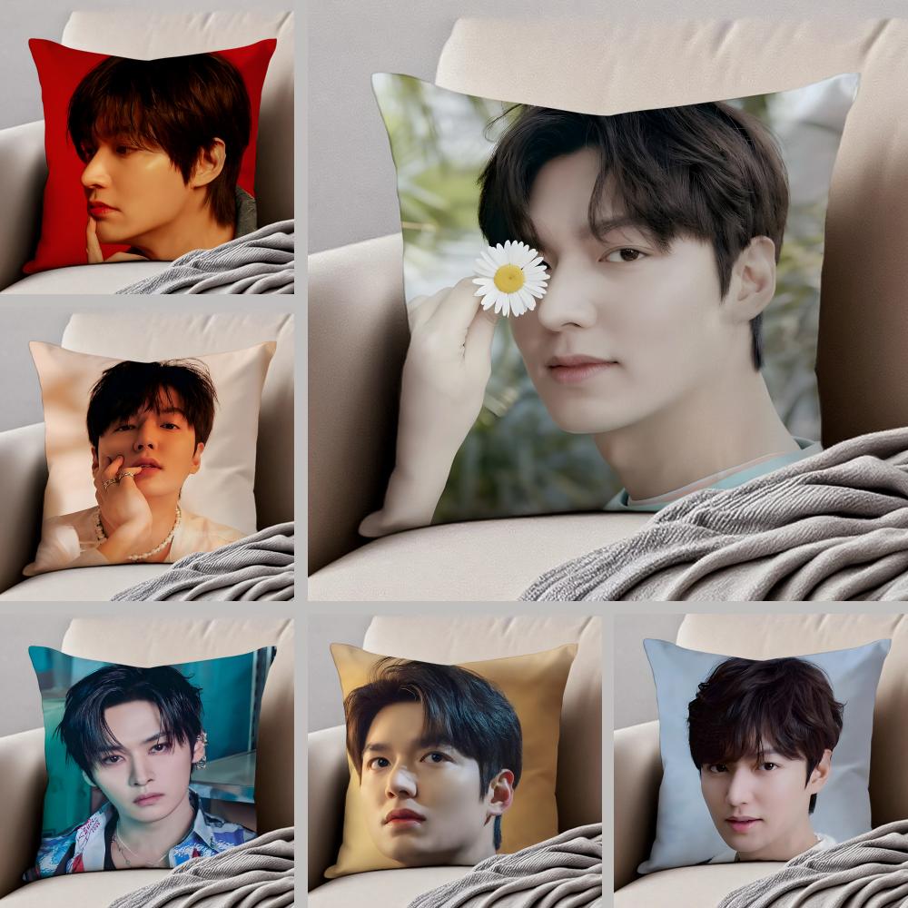 Handsome Korean Actor LLee Minho Cushion Cover Throw Pillow Cover Hidden Button Durable Polyester Chair Cushion