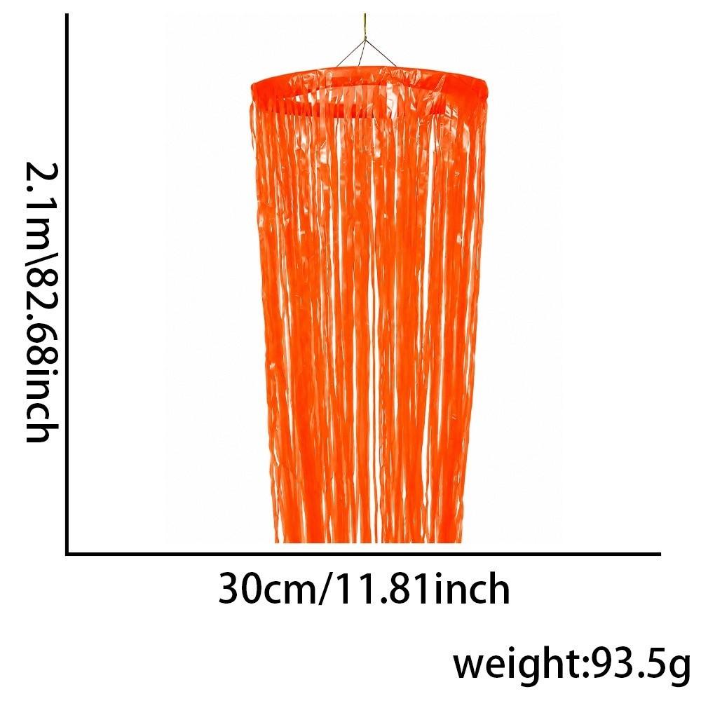 Tube Hanging Design Neon Tassel Curtain Fluorescent Streamer Under Black Light