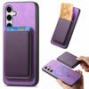 For Samsung Galaxy S25 Case Detachable Magnetic Card Bag Leather Phone Back Cover
