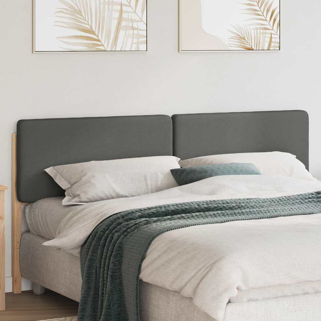 Upholstered Headboard with Headboard in Brown and Light Grey 180 cm