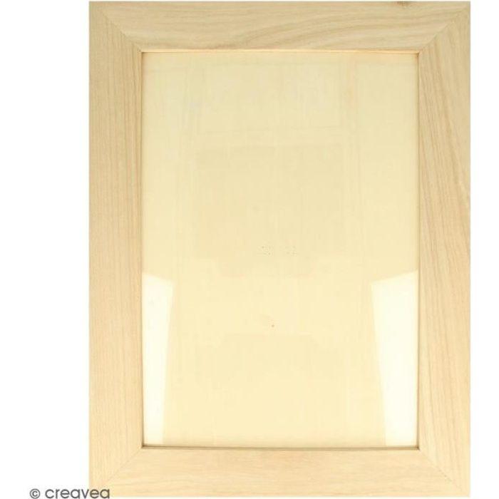 Cadre photo en bois - ARTEMIO - 28 x 36 cm - Rectangulaire - Contemporain - Design