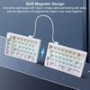 Комплект механической клавиатуры GMK70 Split 68 клавиш VIA/Qmk 3-режимная беспроводная Bluetooth с возможностью горячей замены Gasket Кастомизация Клавиатура