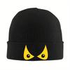 Злобные желтые глаза Шапки Вязаная шапка Спортзал Эластичная Унисекс Женская Унисекс Кепки Весна Графический Уличный Y2K Шапки-бини Подарок