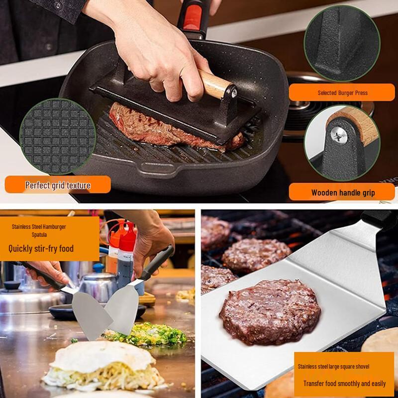 Набор BBQ из 16 предметов из нержавеющей стали