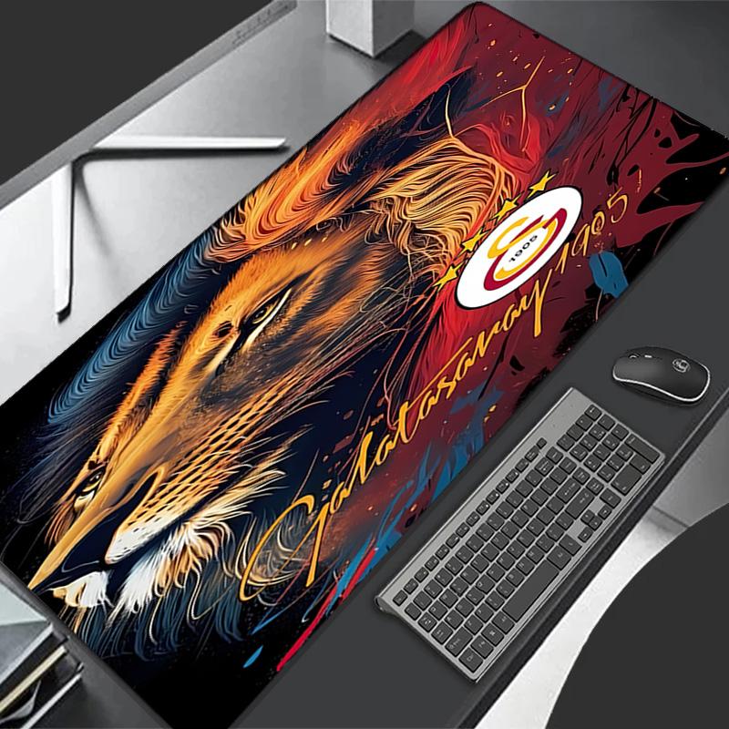 Galatasaray S .K Theme Premium Non-slip Mouse Pad with Stitched Edges,Durable Rubber Material,for Desktop & Gaming Great Gifts