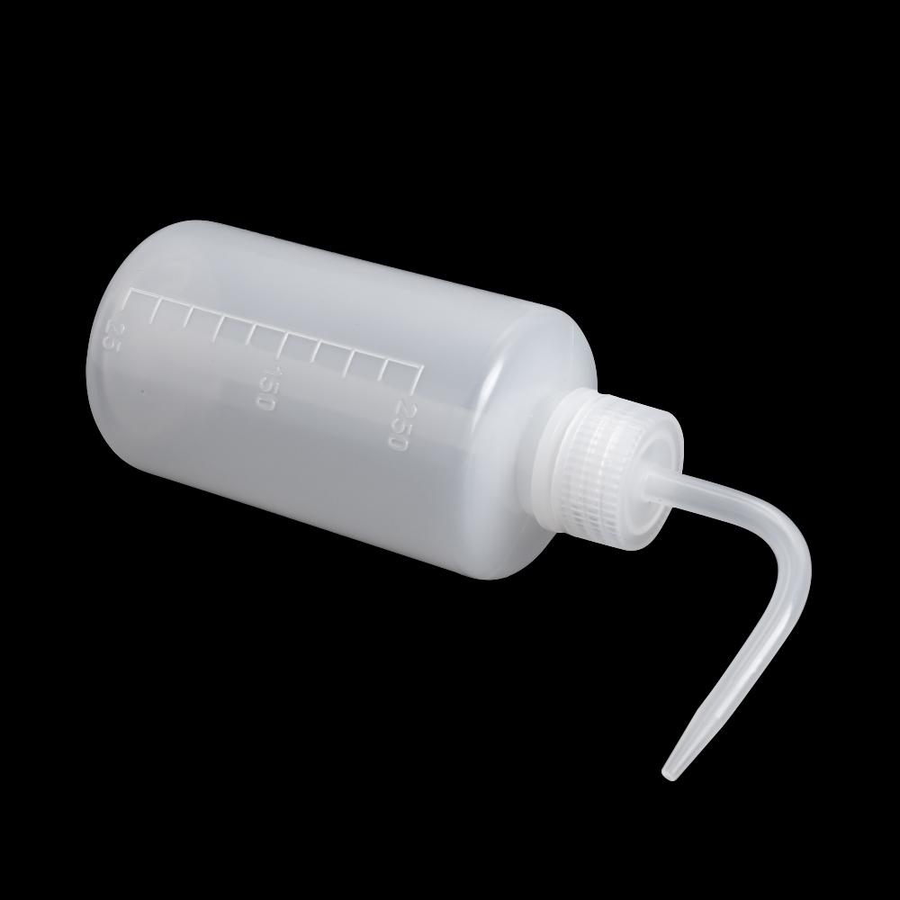 250ml/500ml Plastic Bend Washing Alcohol Bottle Gardening Watering Can Curved Mouth