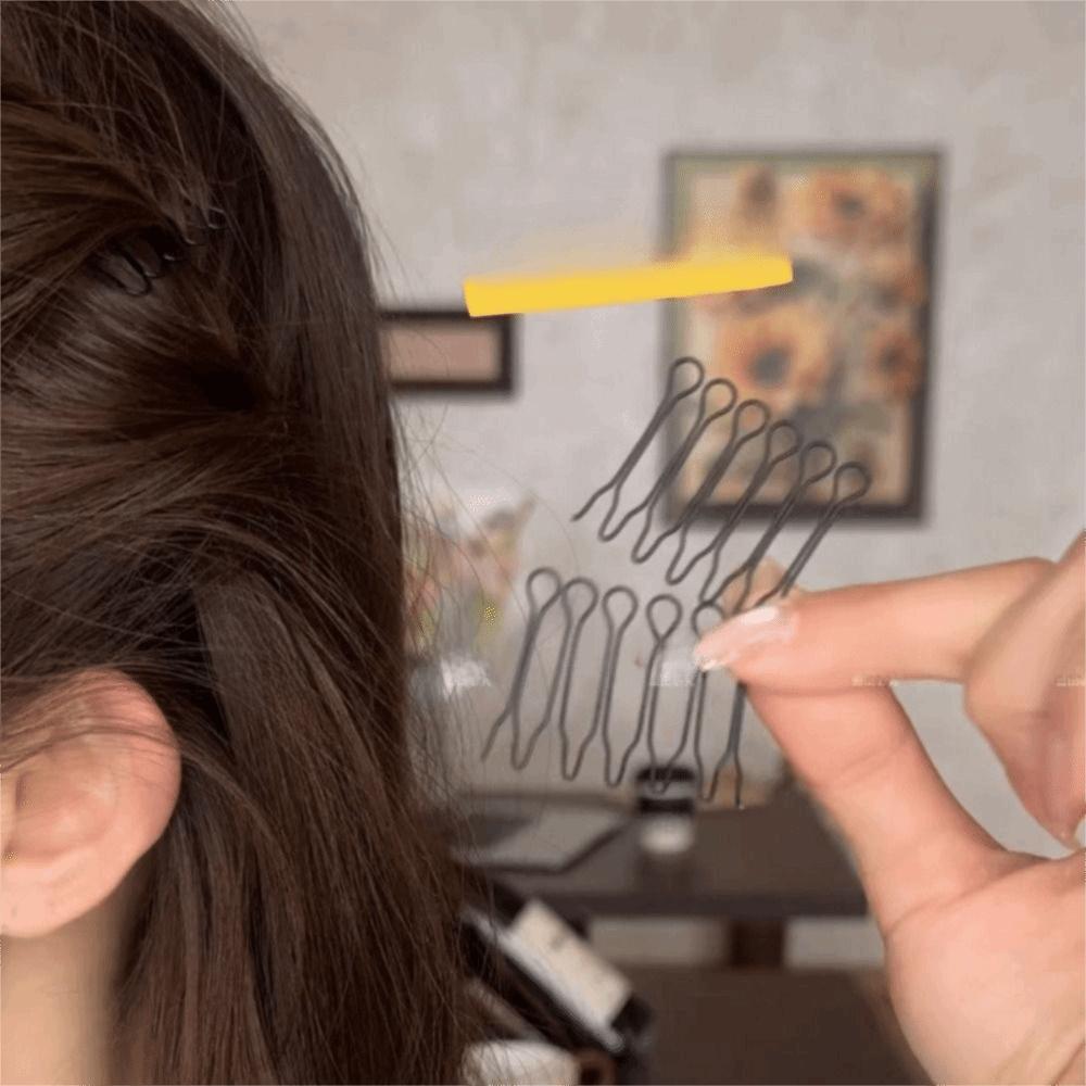 Tiara Style Broken Hair Hairpin Roll Curve Needle Bangs Fixed Insert Comb  Bangs Fixing