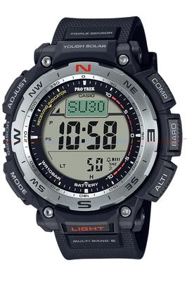 [CASIO] Часы Pro Trek Climber Line, Радио-солнечные, Биомасса-пластик, PRW-3400-1JF, Мужские, Черные